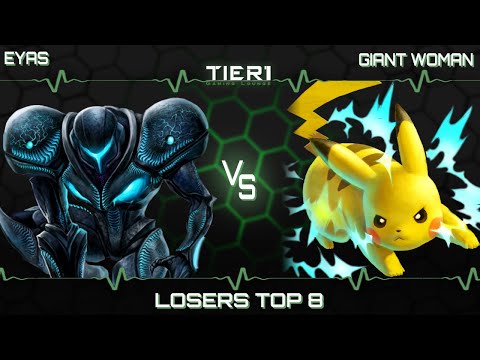 Eyas (Dark Samus) vs Giant Woman (Pikachu, Game & Watch) - Thursday Throwdown 37 Losers Top 8