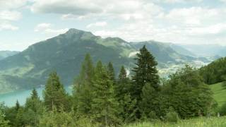 preview picture of video 'Ein Blick von der Sausteigalm am Zwölferhorn, Salzkammergut'