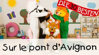 🇫🇷  Sur le pont d&#39;Avignon - Chanter, danser &amp; bouger || Chansons pour enfants