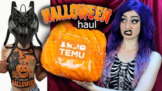 $300 TEMU HALLOWEEN HAUL & TRY ON🎃