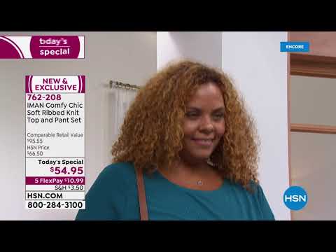 HSN | IMAN Global Chic Fashions 13th Anniversary - Fall Fashion Event 09.19.2021 - 05 AM
