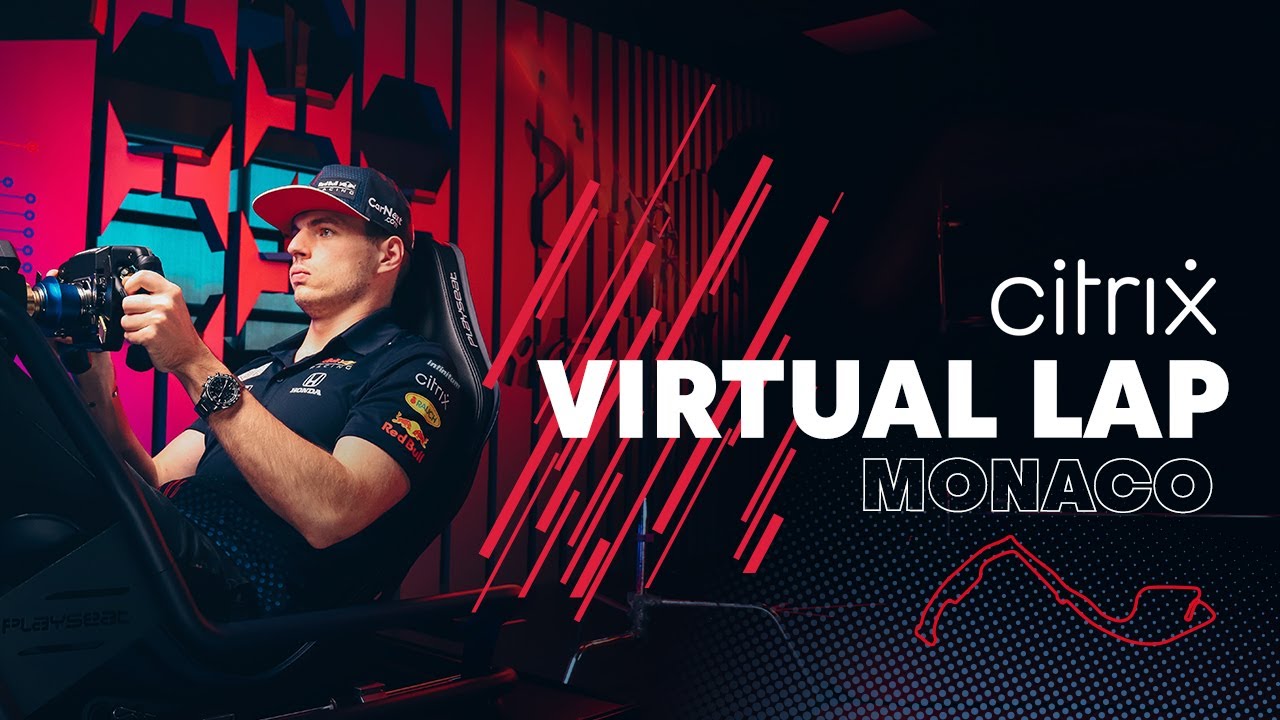 @citrix Virtual Lap: Max Verstappen laps the Monaco Grand Prix