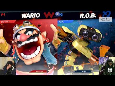 SpotDodge Monthly - WaDi (Rob) vs Mata-Door (Mario+Wario) Main Stream Winner Finals
