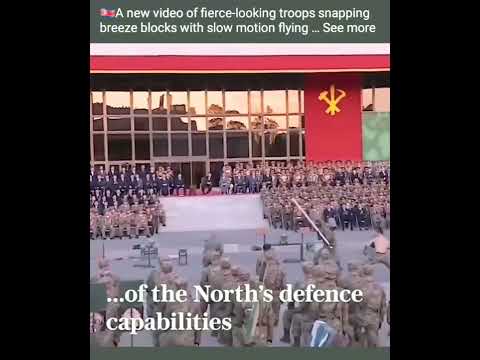 North Korea's Slow Motion Military - North Korea parade in Slow Motion