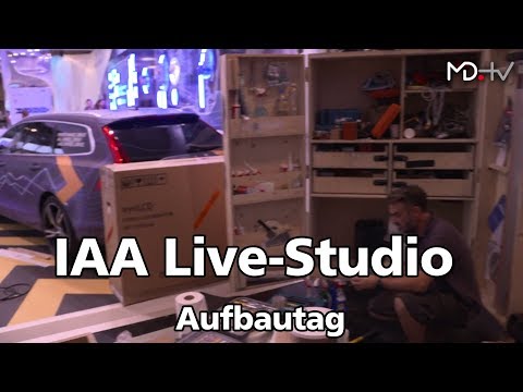 MD.IAA 2017 - Aufbau MOTORDIALOG LIVE-STUDIO
