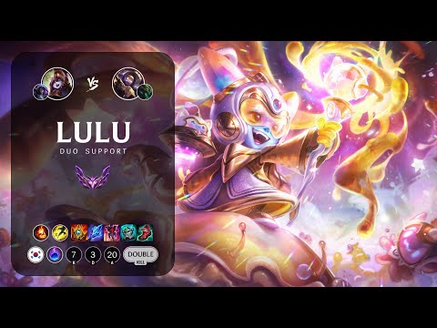 Lulu Support vs Blitzcrank - KR Master Patch 13.13