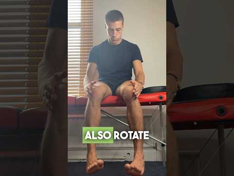 Hip Rotation VS Knee Rotation. #anatomy #hip #knee