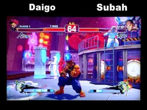Daigo Vs. Subah Street Fighter 4 Exhibition Kuwait 2011