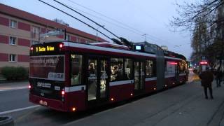 preview picture of video 'Solaris Trollino 18 AC MetroStyle - ev.č. 330 - České Budějovice - Linka 9'