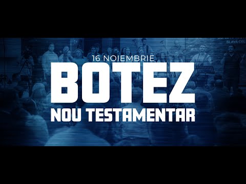 16 Noiembrie | Duminică dimineața | Botez Nou Testamentar | "Scaldă-te și vei fi curat!" - Adi Țunea