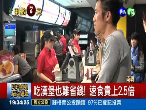 韓國物價高3倍 畢業生起薪60K!