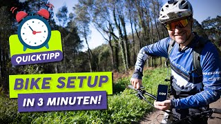 BIKE-SETUP in 3 Minuten | MTB & eMTB perfekt eingestellt zum Saisonbeginn | Quic