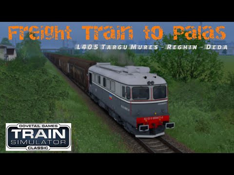 Part-1 CFR Marfa freight train for Palas Tg-Mures 060DA Cabview