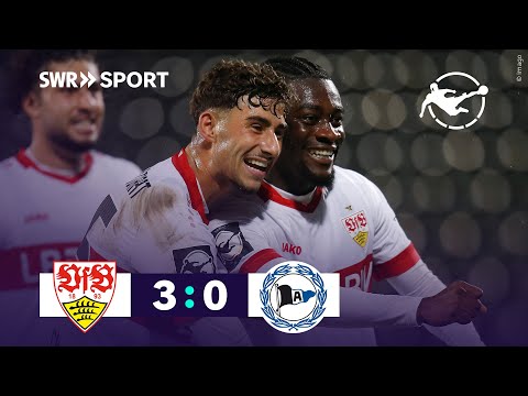 3. Liga: Sehenswerter Stuttgart-Sieg! VfB II gewinnt deutlich gegen Bielefeld | SWR Sport