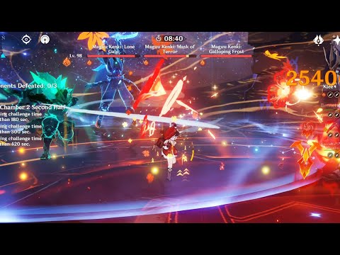 C0 Dehya C0 Klee VS. Triple Maguu Kenki - Spiral Abyss 3.5 Floor 12-2-2