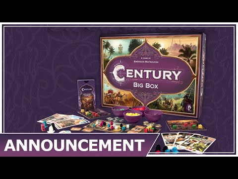 Century Big Box Announcement + New Mini-Expansion (Spice Road Trilogy)