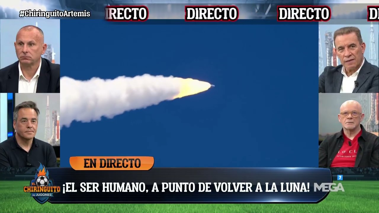 🤩 ¡Así hemos vivido el DESPEGUE del ARTEMIS II en El Chiringuito!