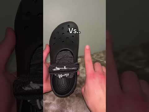 Best croc upgrade ever 🤣❄️ #crocs #winterfootwear #winter #slippers #viralvideo