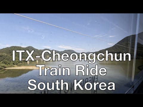 Viagem de trem ITX-Cheongchun de Seul a Chuncheon | Coreia do Sul | ITX-Cheongchun 기차