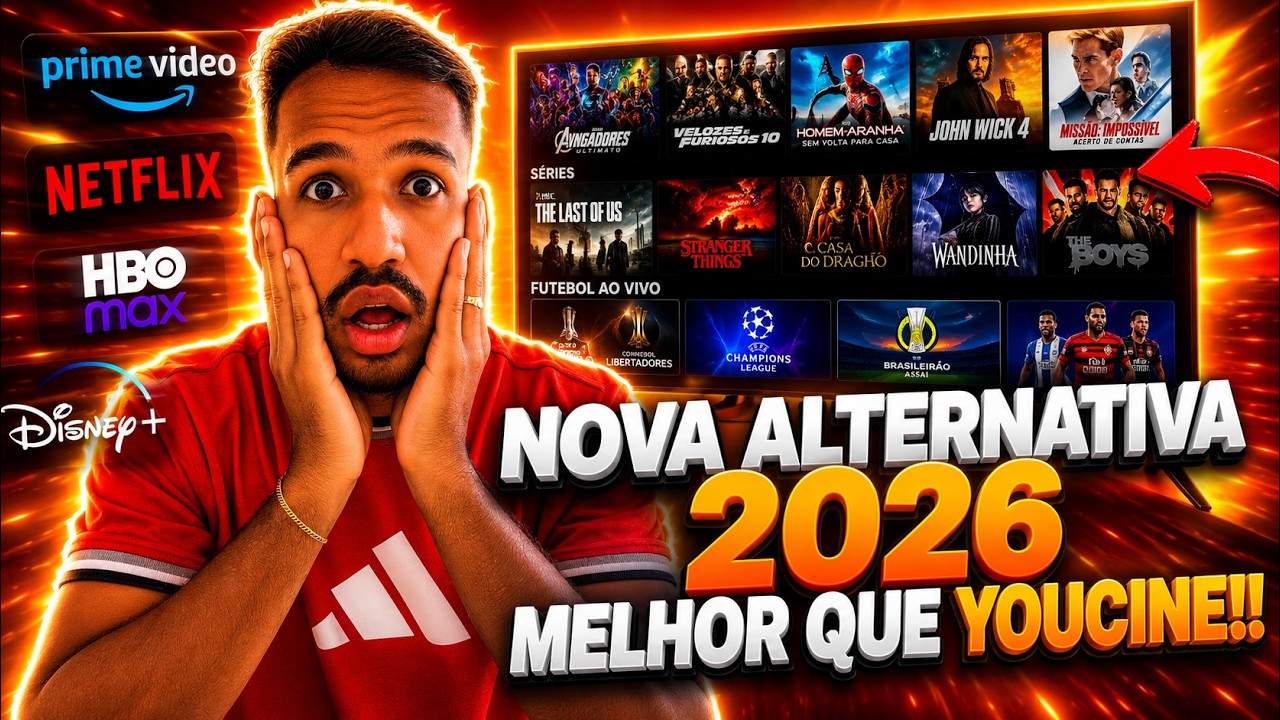 ALTERNATIVA DE IPTV MELHOR QUE YOUCINE!