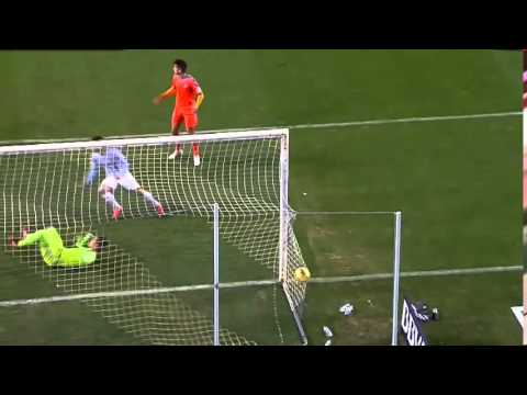 Malaga vs Valencia 0-1 ~ S.Castillejo Amazing Fantastic Goal HD