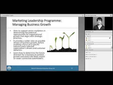 CIM Marketing Leadership Programme Introduction