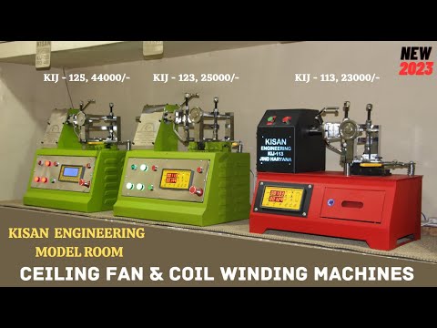 Semi Automatic Big Auto Ceiling Fan Stator Winding Machine Kij - 121