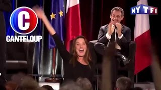 C'est Canteloup - Carla Bruni donne un concert au meeting de Nicolas Sarkozy