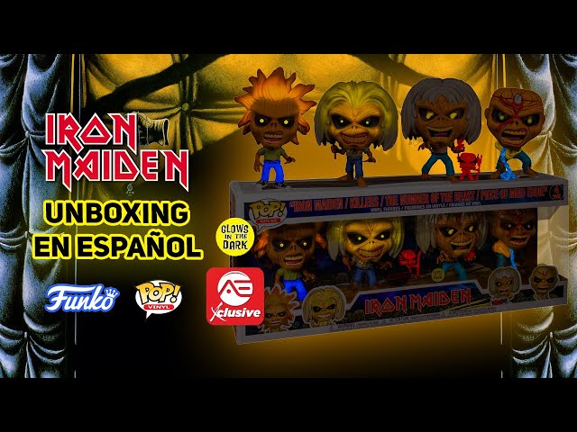 Vídeo relacionado con Funko Iron Maiden Iron Maiden Rocks! - 4 Vnyl Figuren Eddie (Glow in The Dark) Vinyl Figur Unisex Pop! Standard