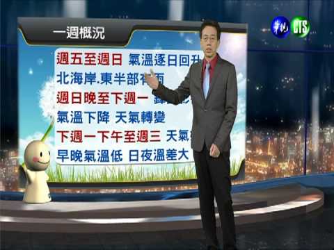 2013.11.20華視晚間氣象 吳德榮主播