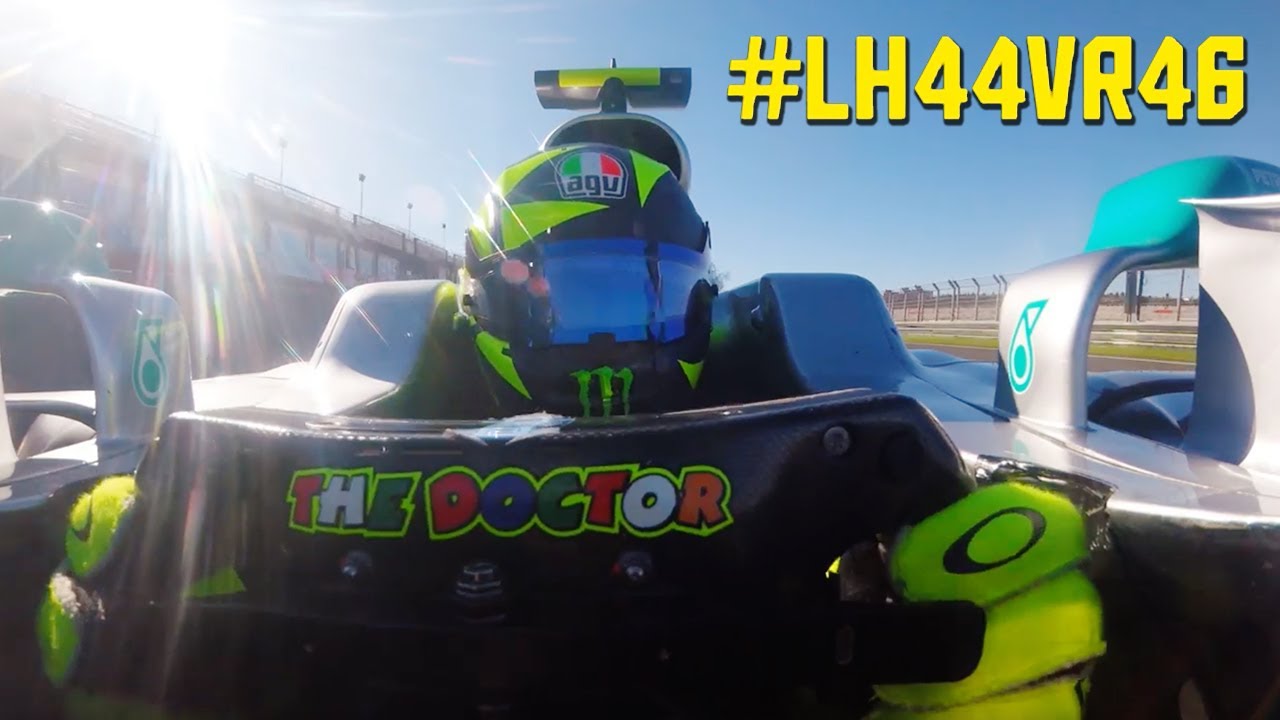 Thumbnail for article: Onboardbeelden van Hamilton en Rossi bij stoeltjeswissel in Valencia