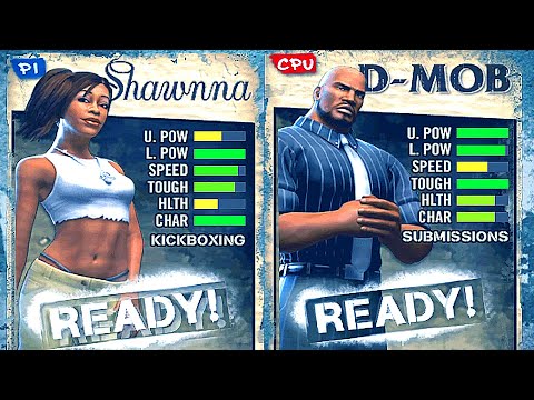 SHAWNNA 💋 vs D-MOB 💪 [Def Jam Fight for NY] • Best Crazy Fighting Game Until 2020 - 60FPS New Video!