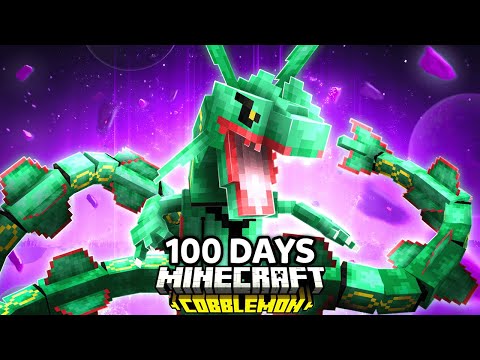 I Spent 100 Days as LEGENDARY TRAINER Pokémon Minecraft VS. my Rival! (Duos Cobblemon)