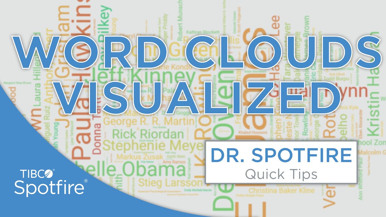 Visualized Text Data with the Word Cloud Mod in Spotfire