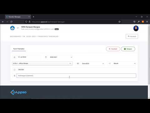 Tutorial Transaksi Tabungan Siswa