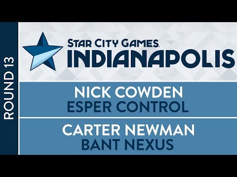 SCGINDY: Round 13 - Nick Cowden VS Carter Newman [Standard]