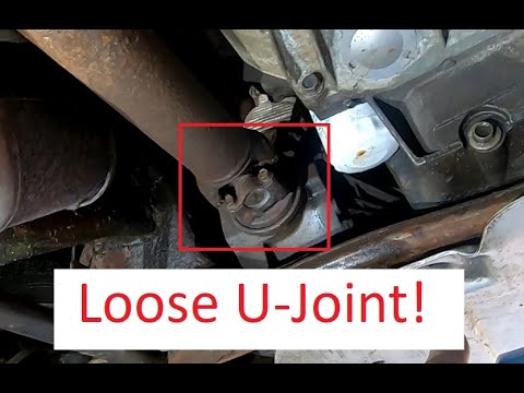 DIY How To Tighten Loose U Joint Straps In Truck Driveline