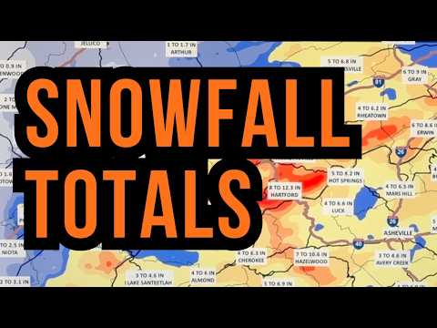 Snowfall Totals Pinpointed along with East Coast Wind