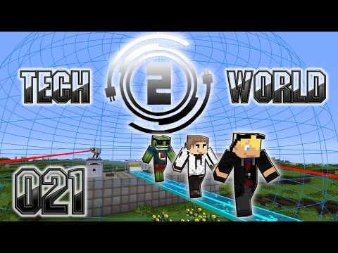 MINECRAFT - Tech World 2 #021 - ( Die Lavatanks befüllen ) [Deutsch] -HD-
