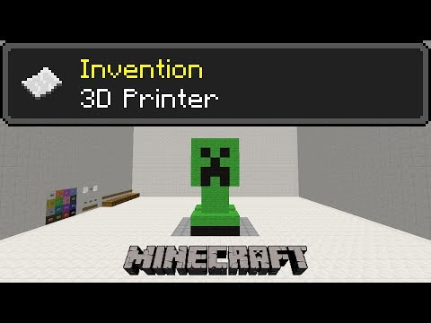 Minecraft's Mind-Blowing 16-Color 3D Printer!