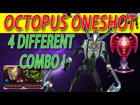 Doctor Octopus 👉 WBU ONE-SHOT Full Guide With 4 Different Combo I Marvel Future Fight