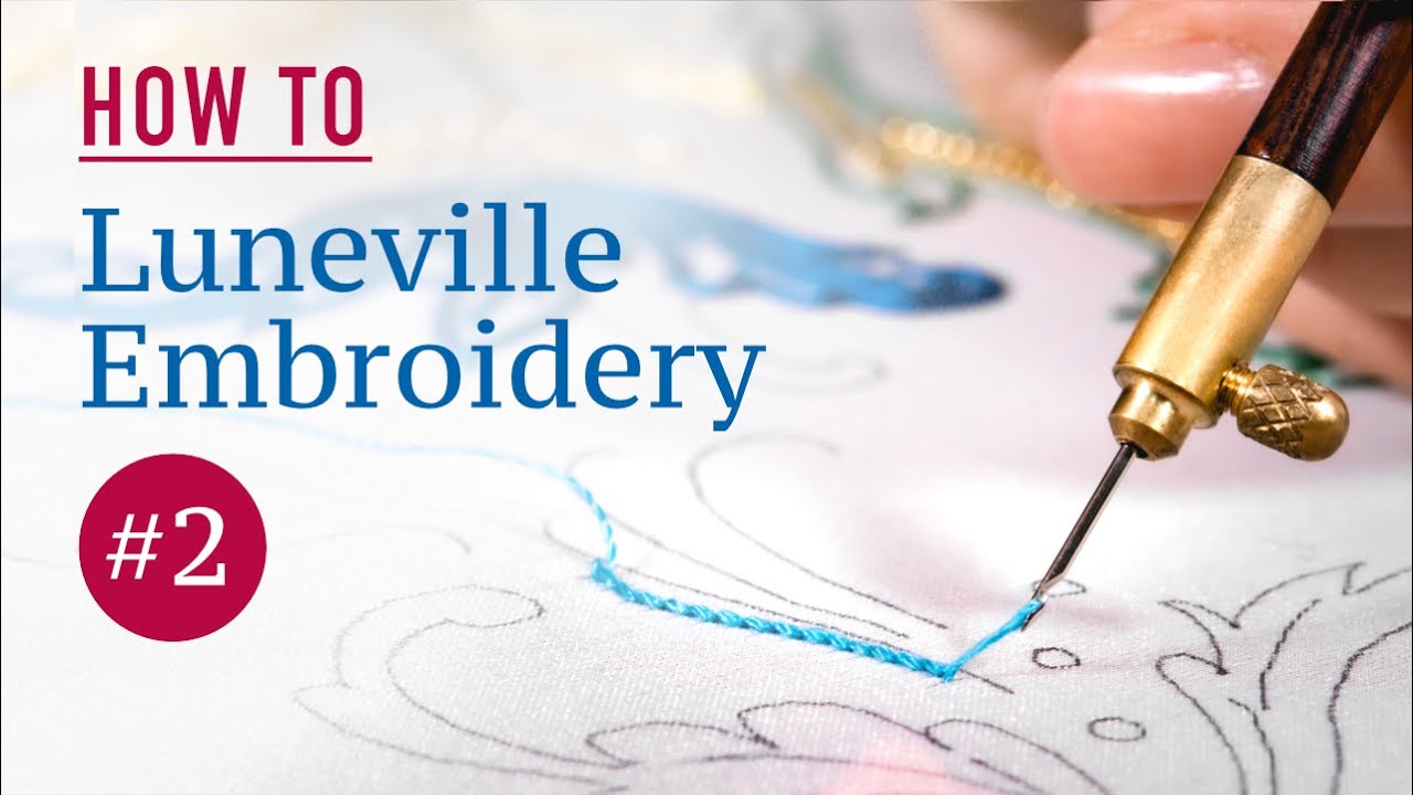 リュネビル刺繍　はじまりと終わりのステッチのコツ