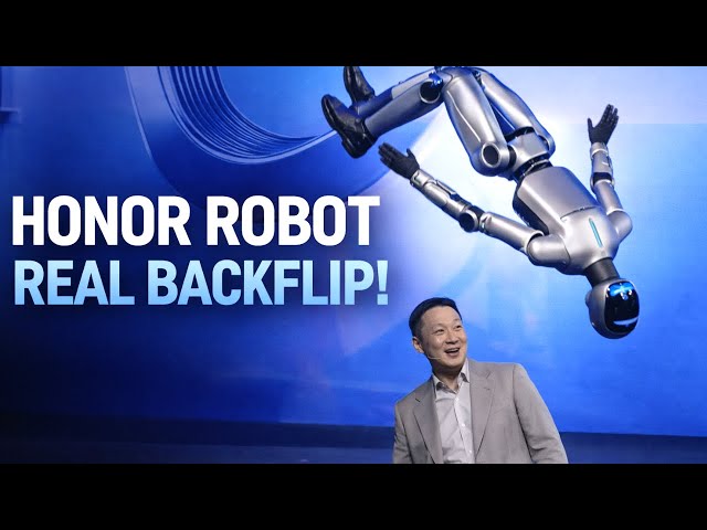 Honor humanoid robot side view