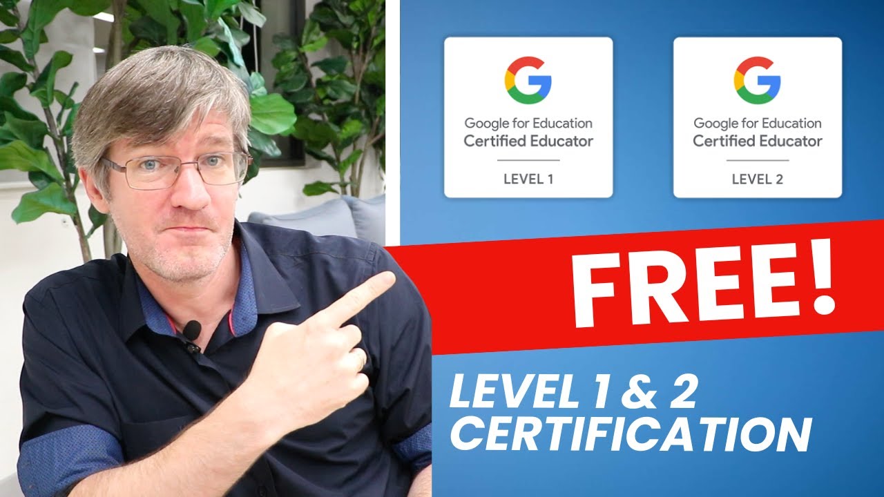 Get your Google Educator level 1 and 2 while its FREE