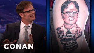 Rainn Wilson Appreciates Your Dwight Tattoos - CONAN on TBS