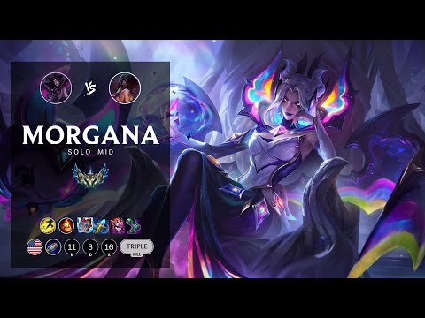 Morgana Mid vs Akali - NA Challenger Patch 12.20