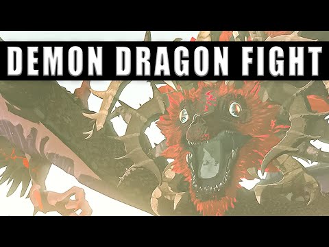 The Legend of Zelda Tears of the Kingdom Demon Dragon boss fight - How to beat Demon Dragon
