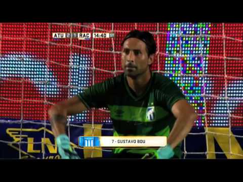 Gol de Bou. Atl. Tucumán 2 - Racing 1. Fecha 1. Primera División 2016.