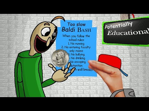 [FNF] Potentially Educational V4 - Too Slow Baldi Bash! [EPILEPSY WARNING]