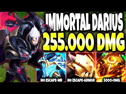 My Darius went BEYOND IMMORTAL BUILD ~ 255.000 TOTAL DMG & 30.000 Heal 🔥 LoL Top Darius s12 Gameplay